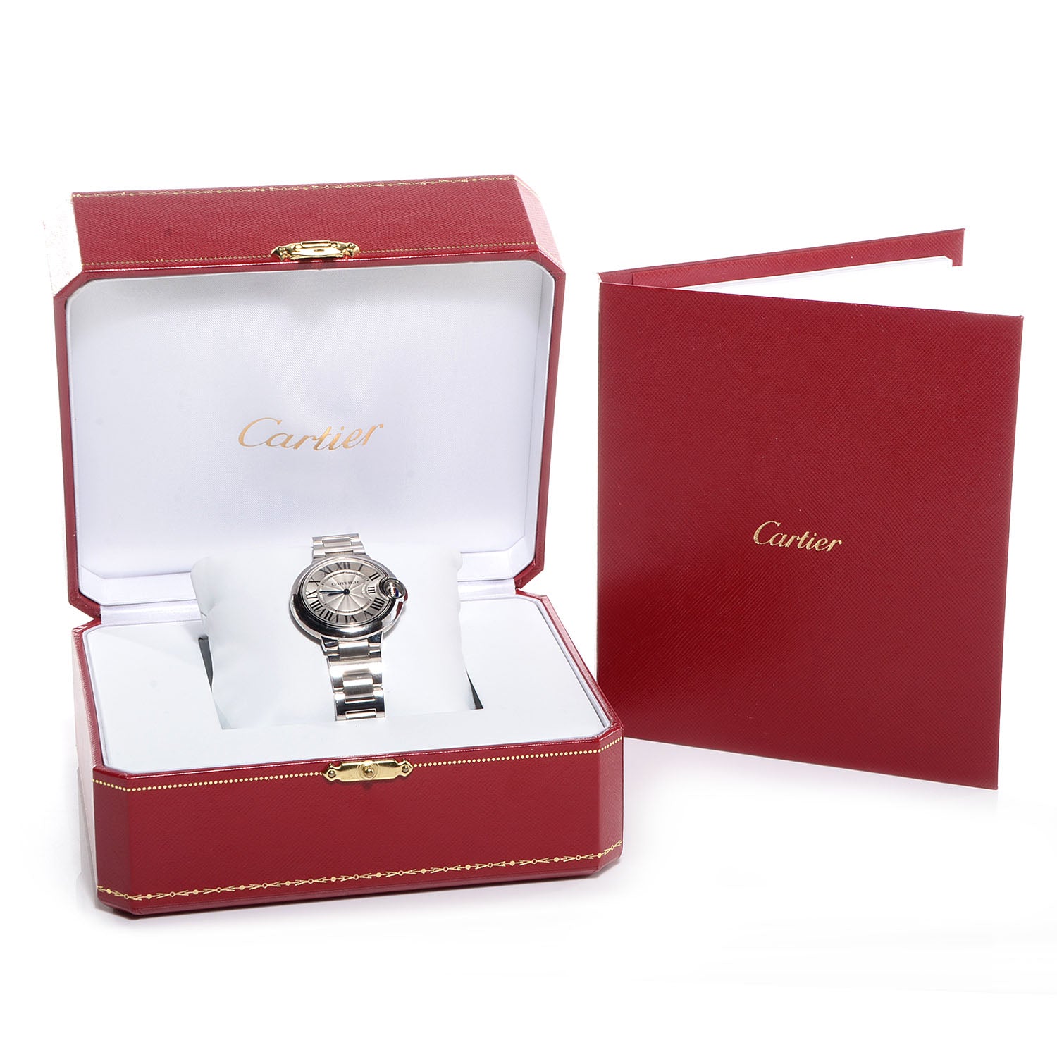 Cartier Stainless Steel 33mm Ballon Bleu De Quartz Watch 9 of 9