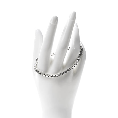 Tiffany Sterling Silver 4mm Venetian Link Bracelet 2 of 7
