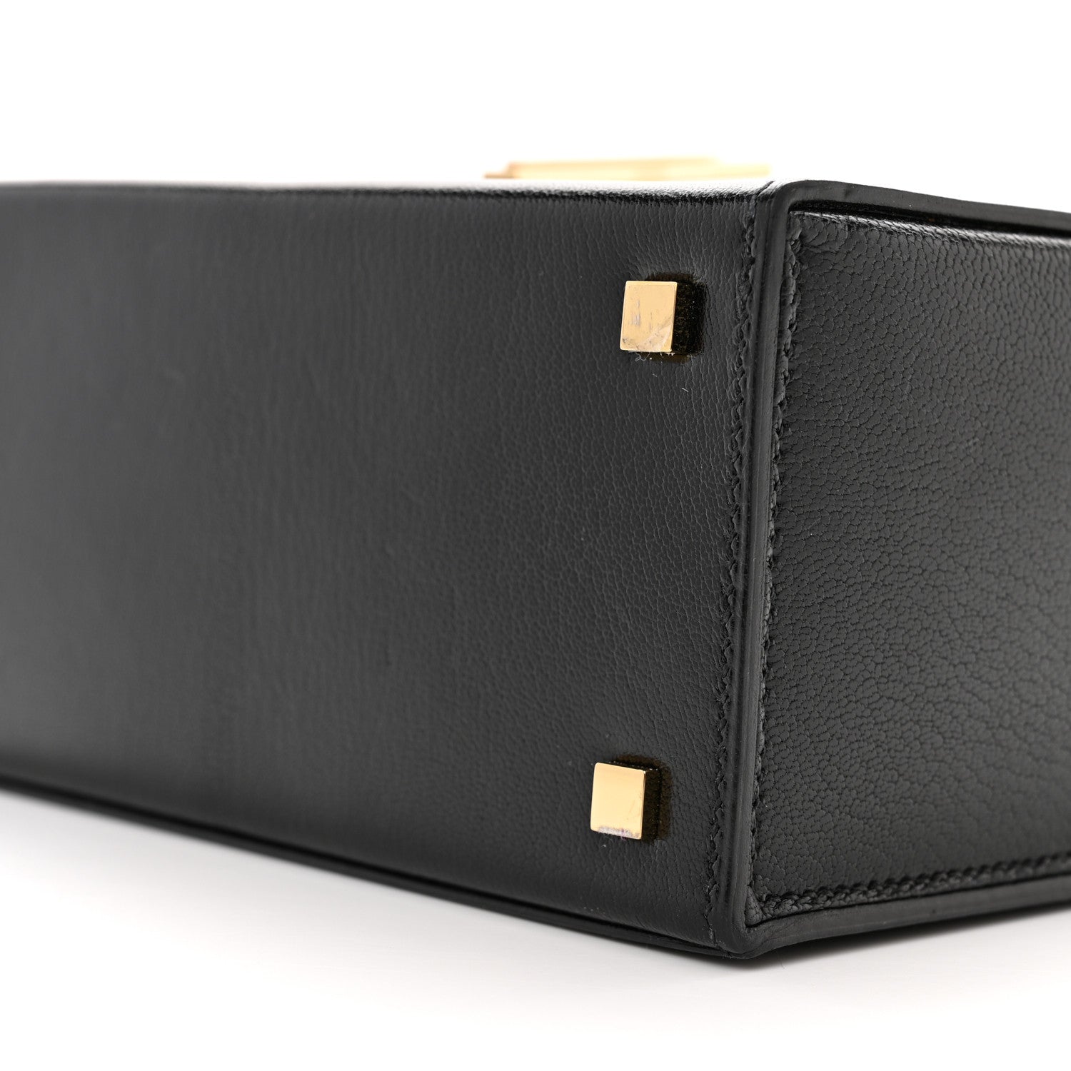 Hermes Chevre Chamkila Cinhetic Boxy Top Handle Bag Black 10 of 15
