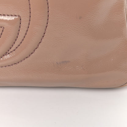 Gucci Soft Patent Small Soho Bowler Dark Cipria 12 of 15