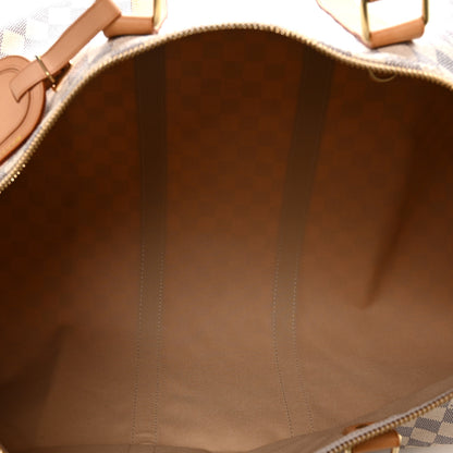 Louis Vuitton Damier Azur Keepall Bandouliere 55 4 of 10