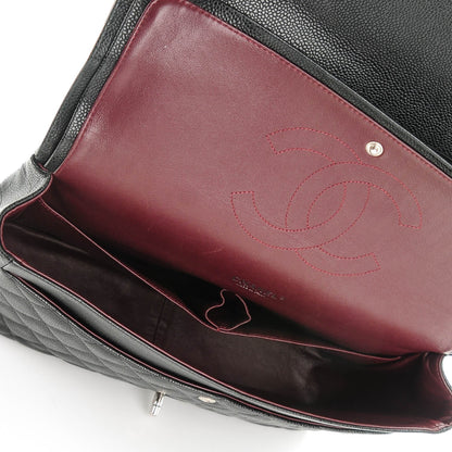 Chanel Caviar Quilted Maxi Double Flap Black 5 of 7