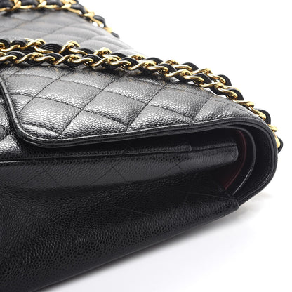 Chanel Caviar Quilted Maxi Double Flap Black 16 of 16