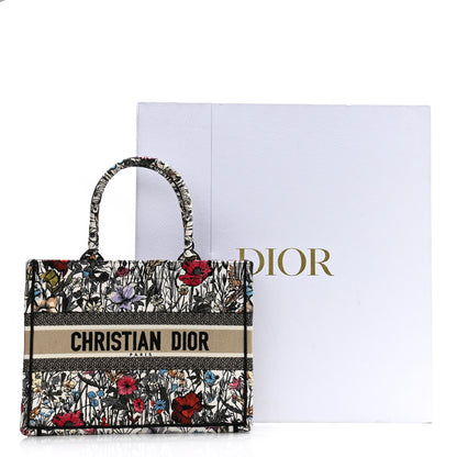 Christian Dior Canvas Embroidered Medium Mille Fleurs Book Tote Multicolor 11 of 11