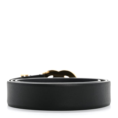 Chanel Calfskin Metal Enamel CC Belt 90 36 Black 2 of 8
