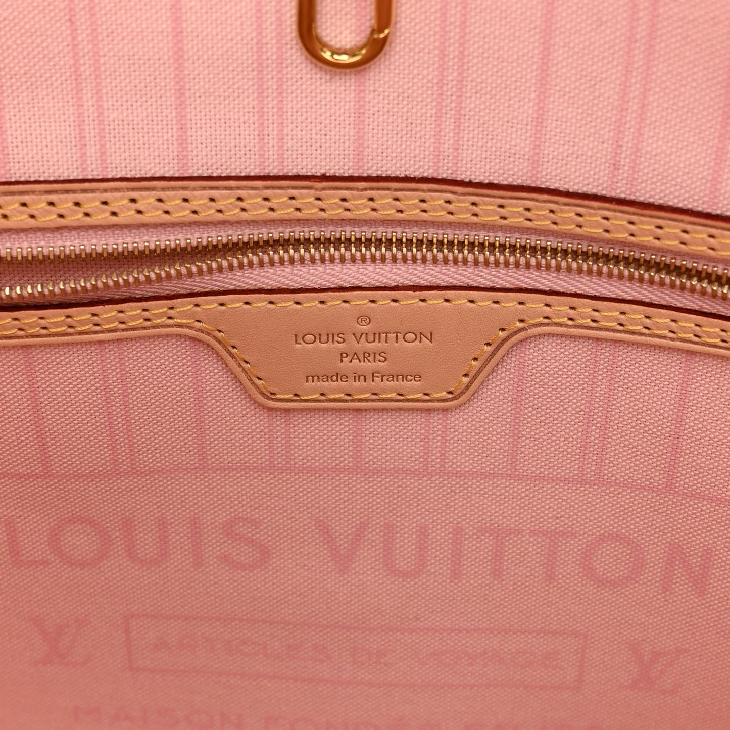 Damier Azur Neo Neverfull MM Rose Ballerine