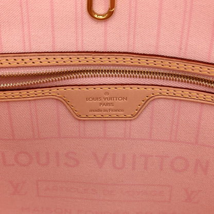 Louis Vuitton Damier Azur Neo Neverfull MM Rose Ballerine 6 of 9