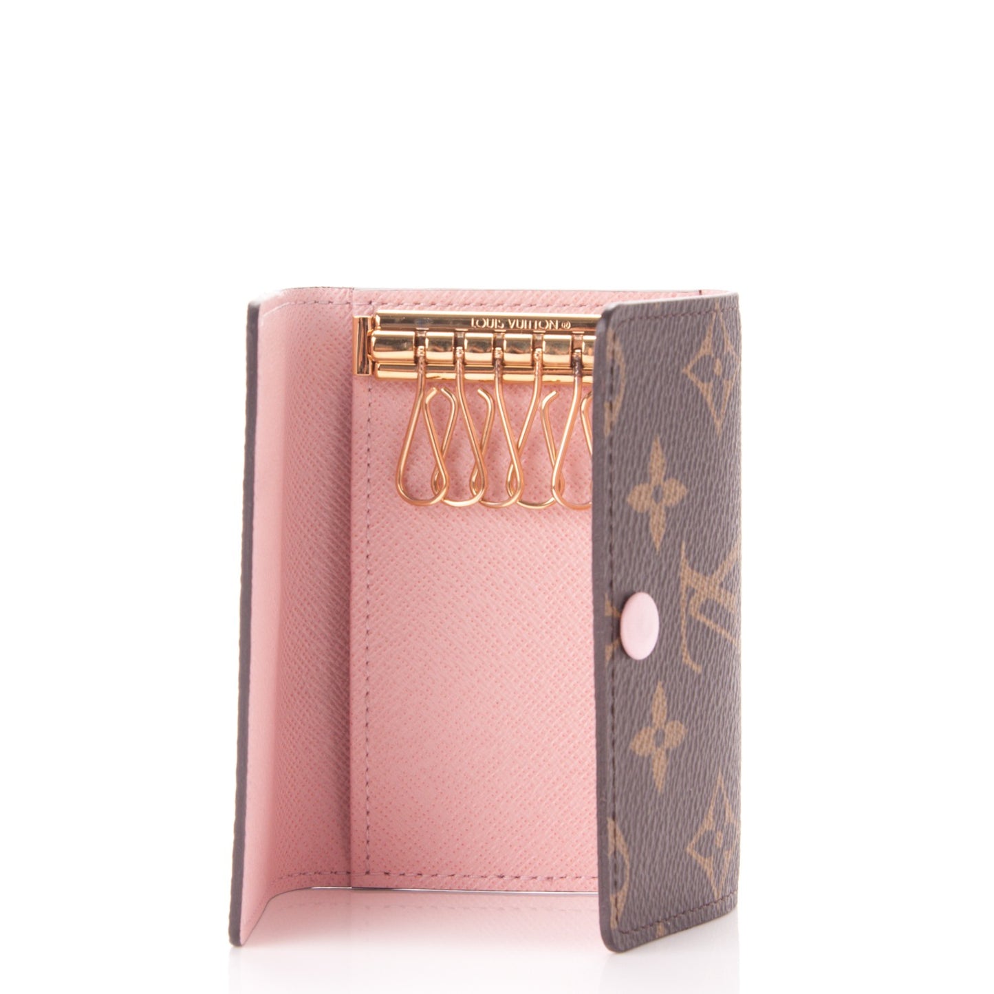 Monogram Multicles 6 Key Holder Rose Ballerine