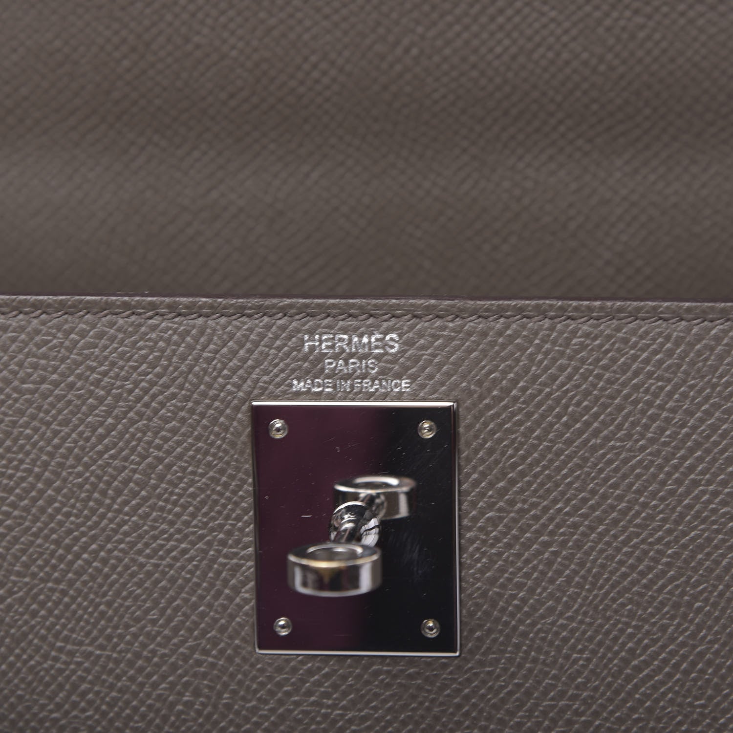 Hermes Epsom Kelly Sellier 28 Etain 7 of 11