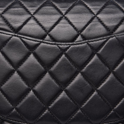 Chanel Lambskin Quilted Medium Double Flap Black 12 of 17