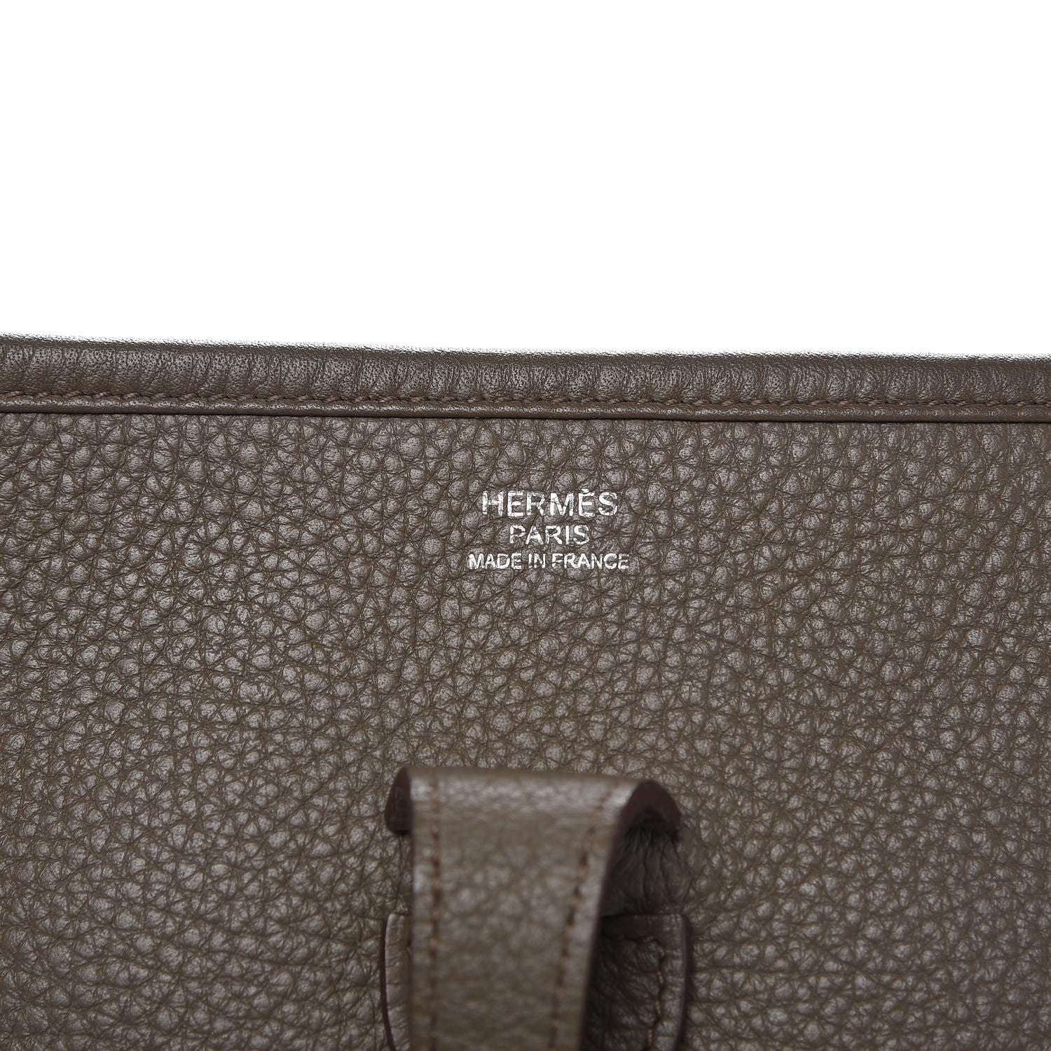 Hermes Taurillon Clemence Evelyne III PM Etain 6 of 9