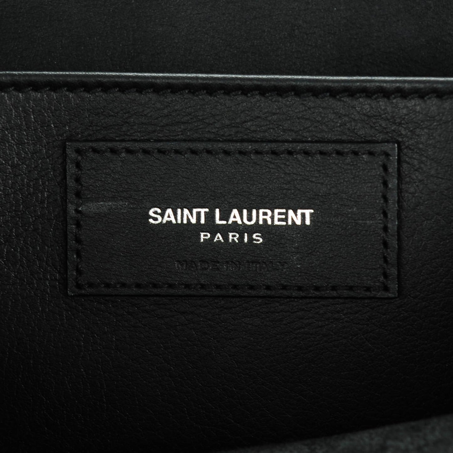 Calfskin Small Monogram Cabas Black
