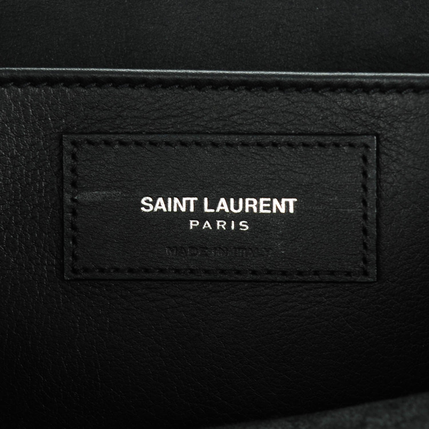 Saint Laurent Calfskin Small Monogram Cabas Black 6 of 7