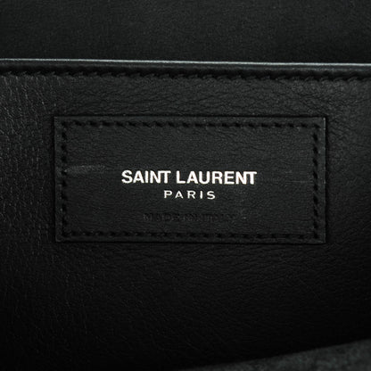 Saint Laurent Calfskin Small Monogram Cabas Black 6 of 7