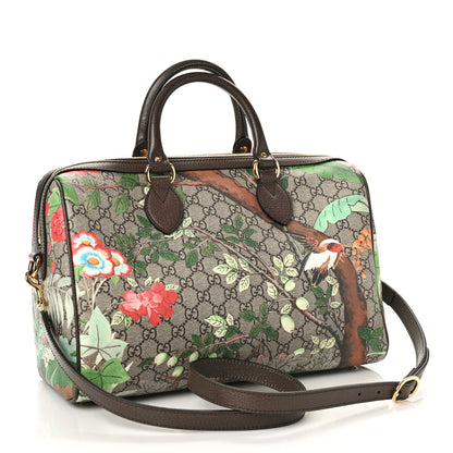 Gucci GG Supreme Monogram Tian Medium Boston Beige Multicolor New Acero 2 of 8
