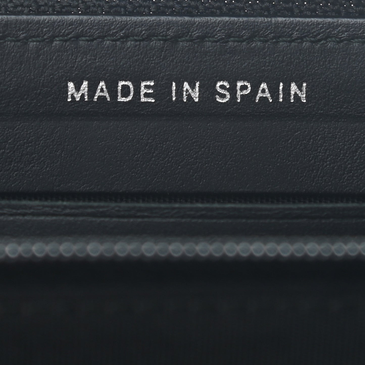 Caviar Quilted Small Boy Zip Around Wallet Black