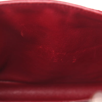 Christian Dior Patent Cannage New Lock Pouch Red 11 of 15