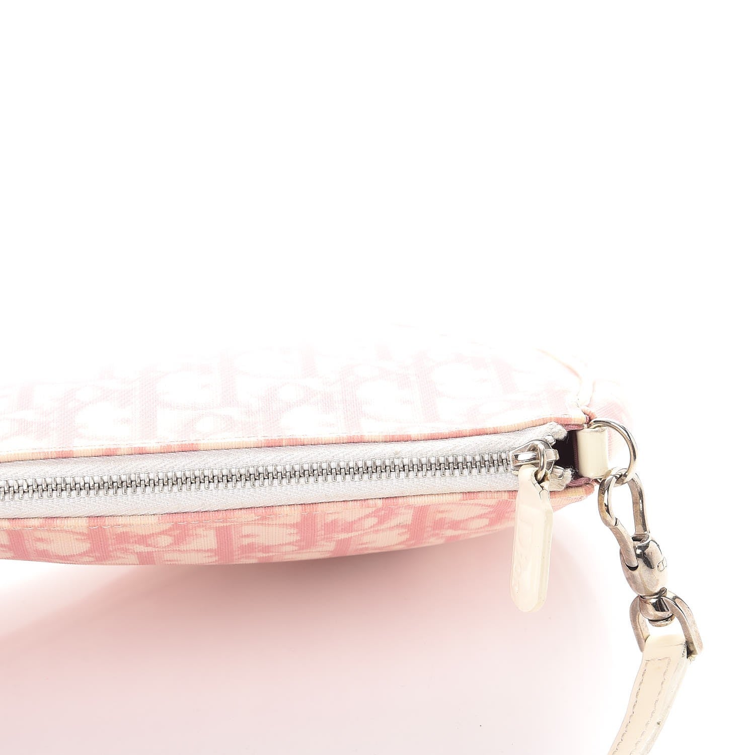 Christian Dior Monogram Mini Saddle Pochette Pink 11 of 13
