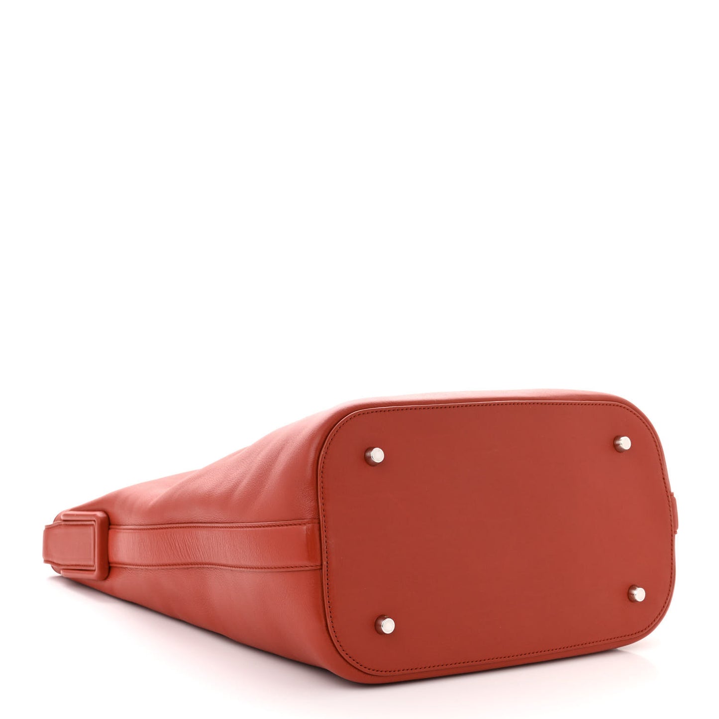 Smooth Butter Calfskin Large Hobo Rust