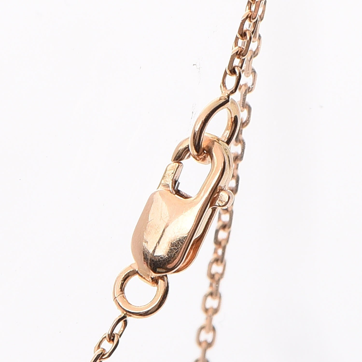 Van Cleef & Arpels 18K Rose Gold Carnelian Sweet Alhambra Bracelet 5 of 7