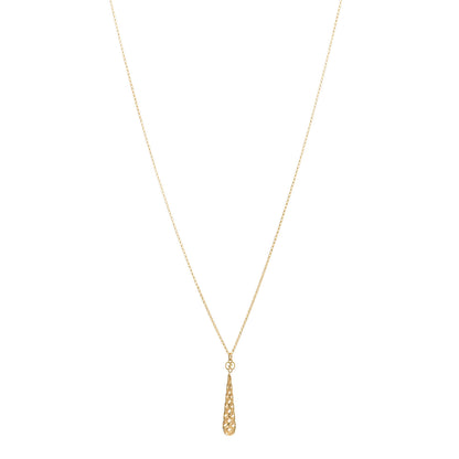 Gucci 18K Yellow Gold Diamantissima Pendant Necklace 1 of 3