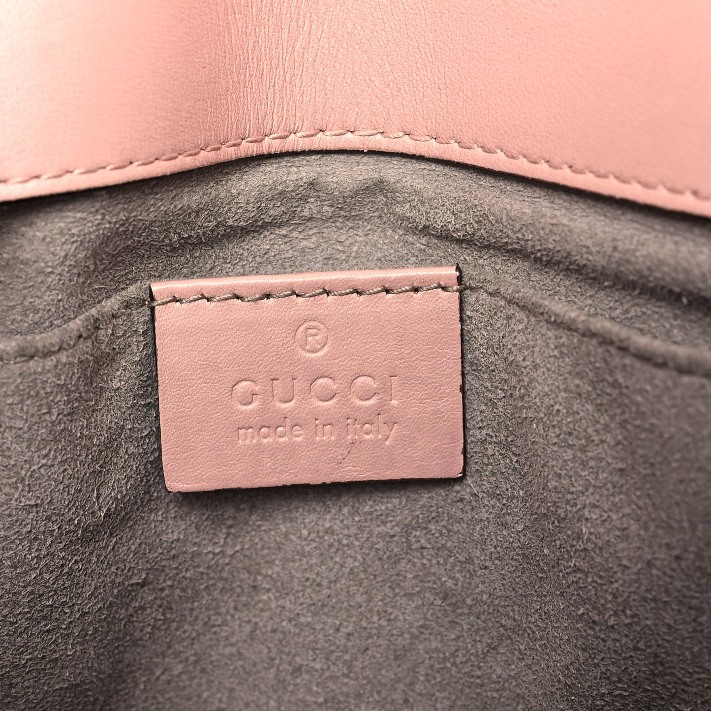 Calfskin Matelasse Mini GG Marmont Shoulder Bag Perfect Pink