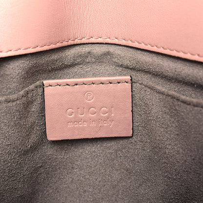 Gucci Calfskin Matelasse Mini GG Marmont Shoulder Bag Perfect Pink 6 of 12