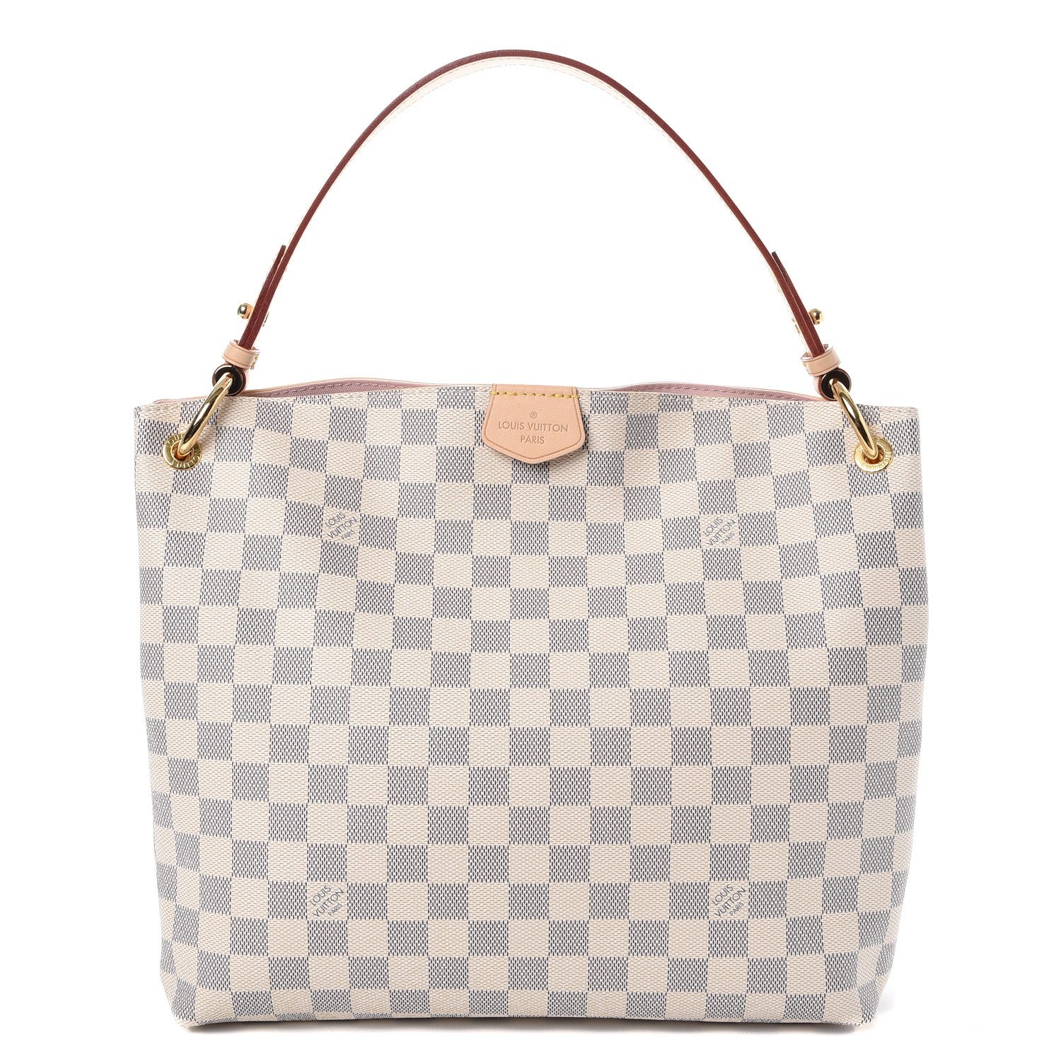 Louis Vuitton Damier Azur Graceful PM Rose Ballerine 1 of 8