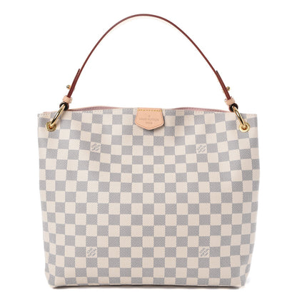 Louis Vuitton Damier Azur Graceful PM Rose Ballerine 1 of 8