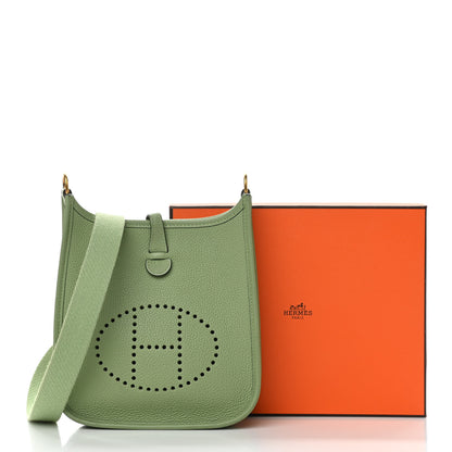 Hermes Taurillon Maurice Evelyne TPM Vert Criquet 11 of 11