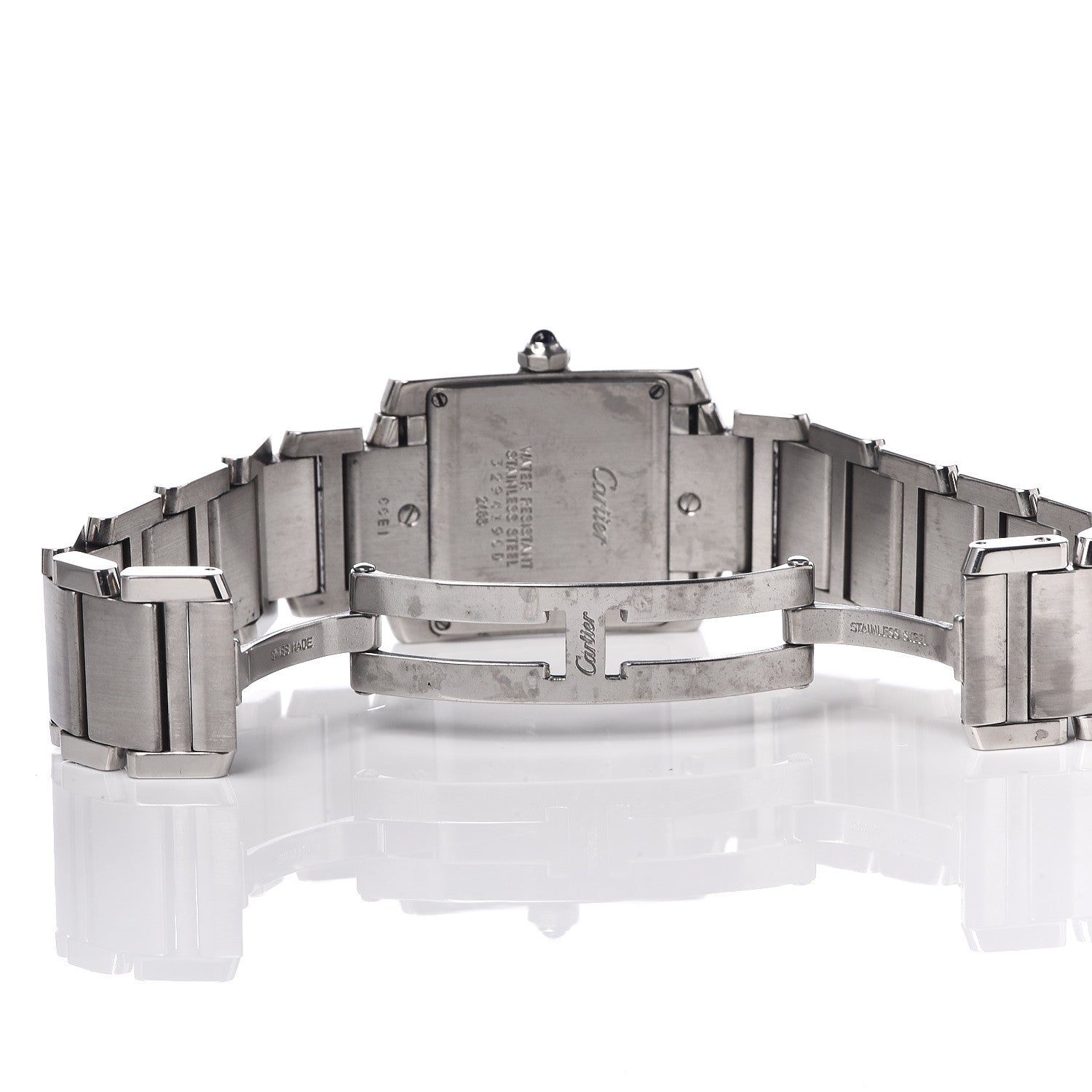 Cartier Stainless Steel 25mm Tank Francaise Quartz Watch 6 of 6