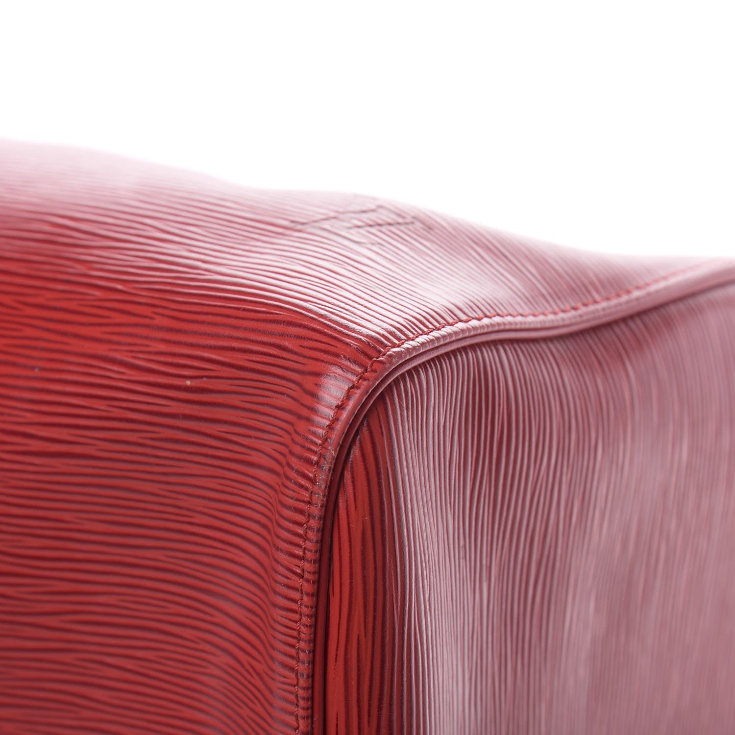 Louis Vuitton Epi Keepall 55 Castillan Red 9 of 15