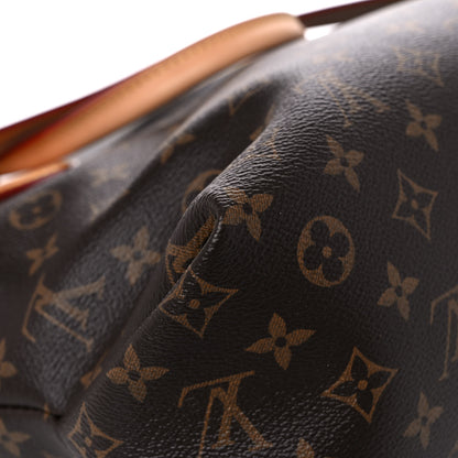 Louis Vuitton Monogram Flower Zipped Tote MM Beige 10 of 16