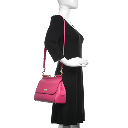 Dolce & Gabbana Dauphine Medium Miss Sicily Satchel Pink 2 of 10