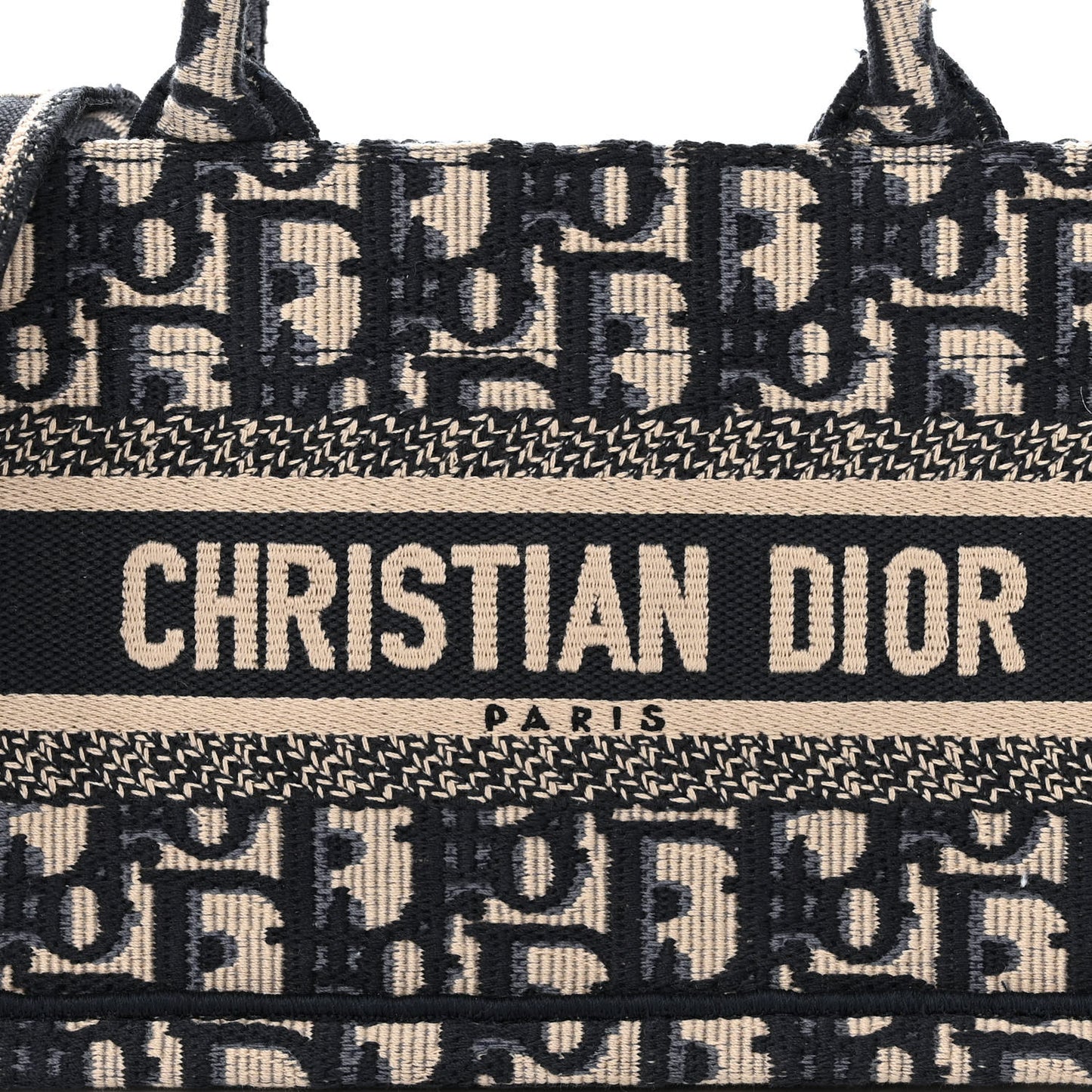 Oblique Mini Book Tote With Strap Blue Multicolor