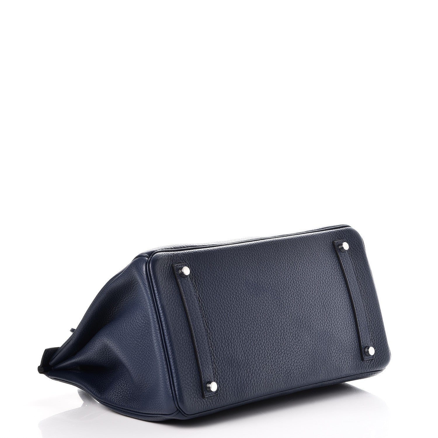 Hermes Taurillon Clemence Birkin 35 Bleu Saphir 3 of 38