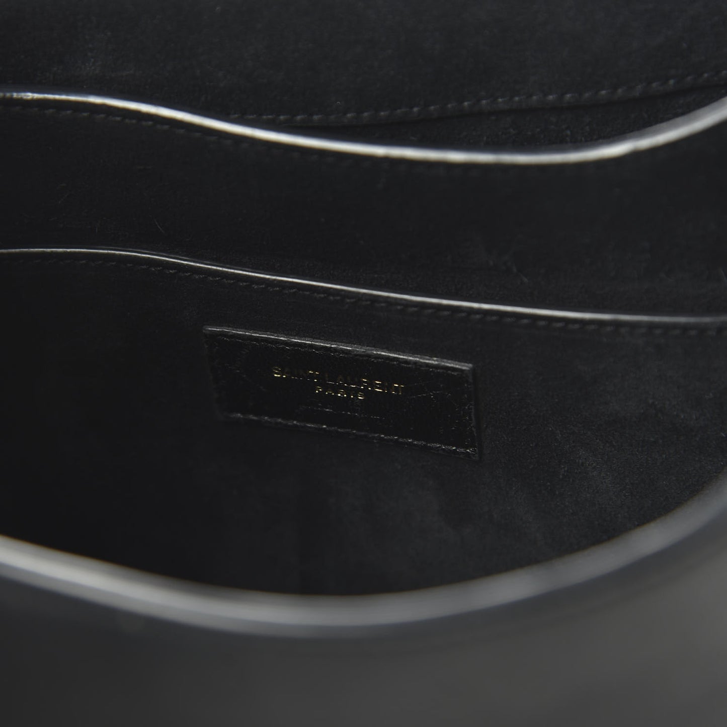 Lambskin Amalia Flap Shoulder Bag Black