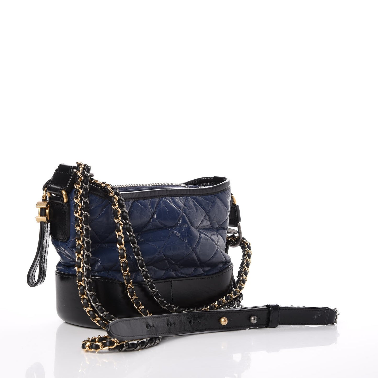 Goatskin Monogram Large Belle De Jour Clutch Black