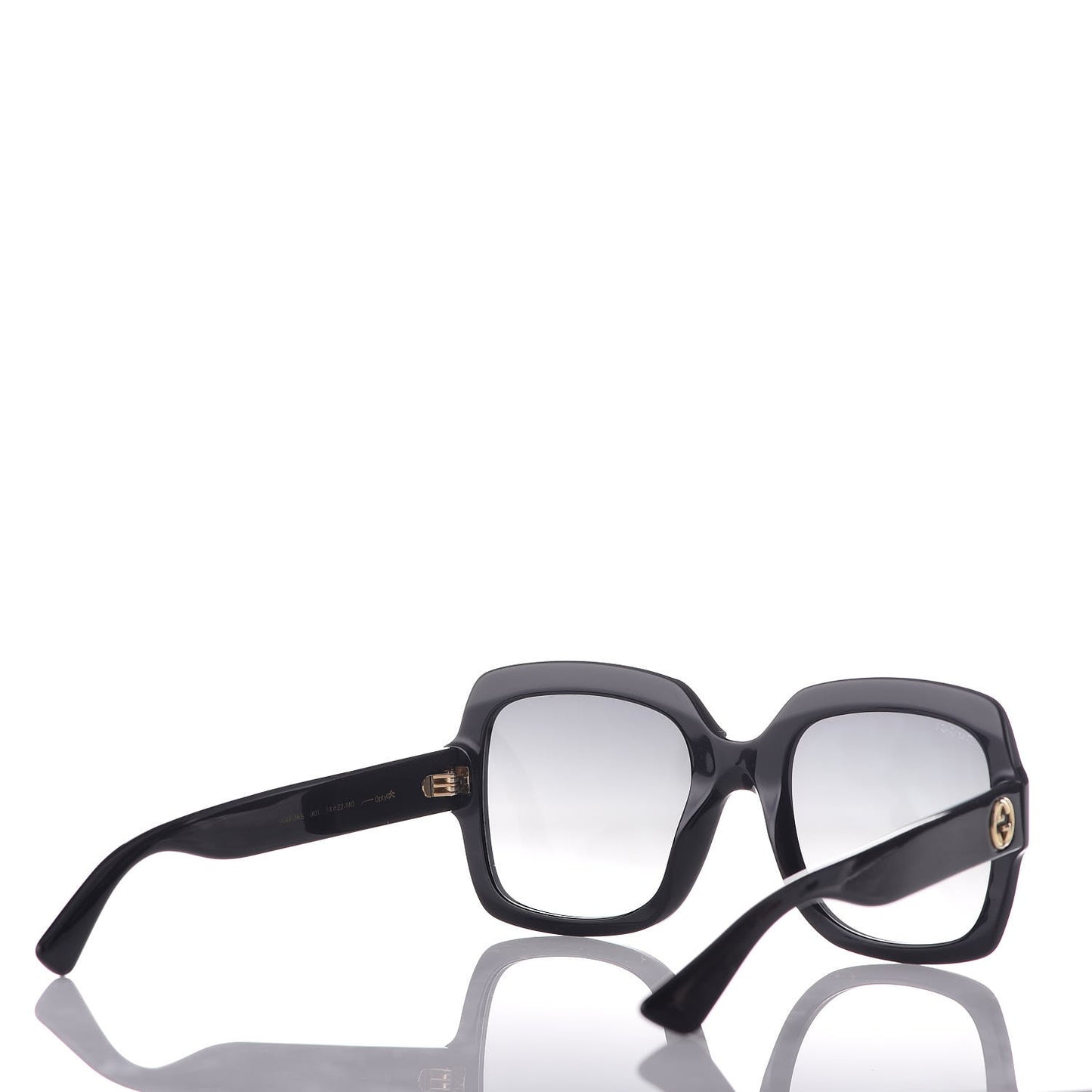 Oversize Square GG 0036S Sunglasses Black