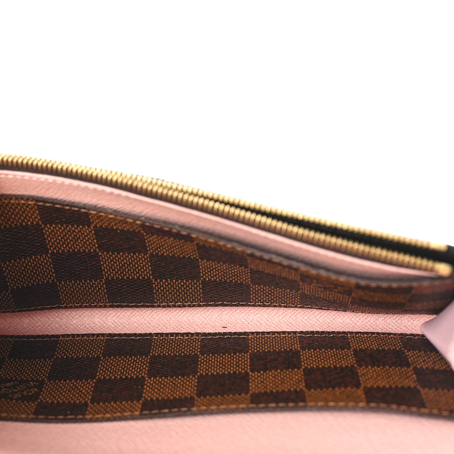 Damier Ebene Emilie Wallet Rose Ballerine