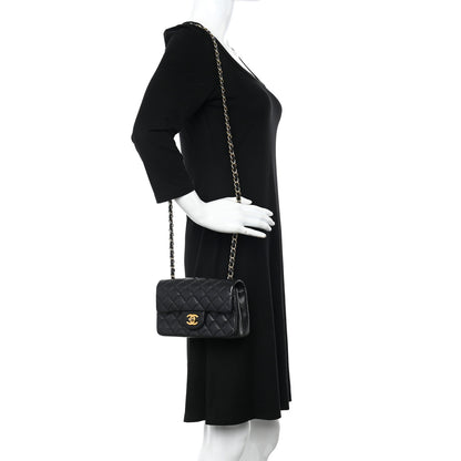 Chanel Caviar Quilted Mini Rectangular Flap Black 3 of 11