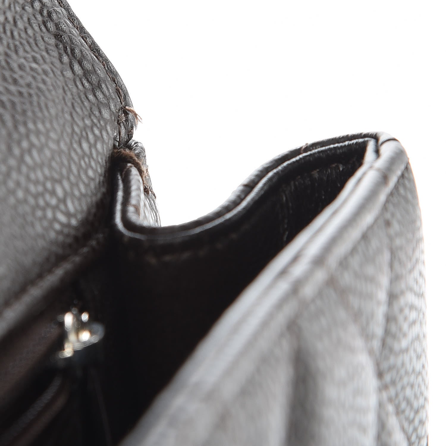 Chanel Caviar Quilted Jumbo Single Flap Dark Brown 13 of 13