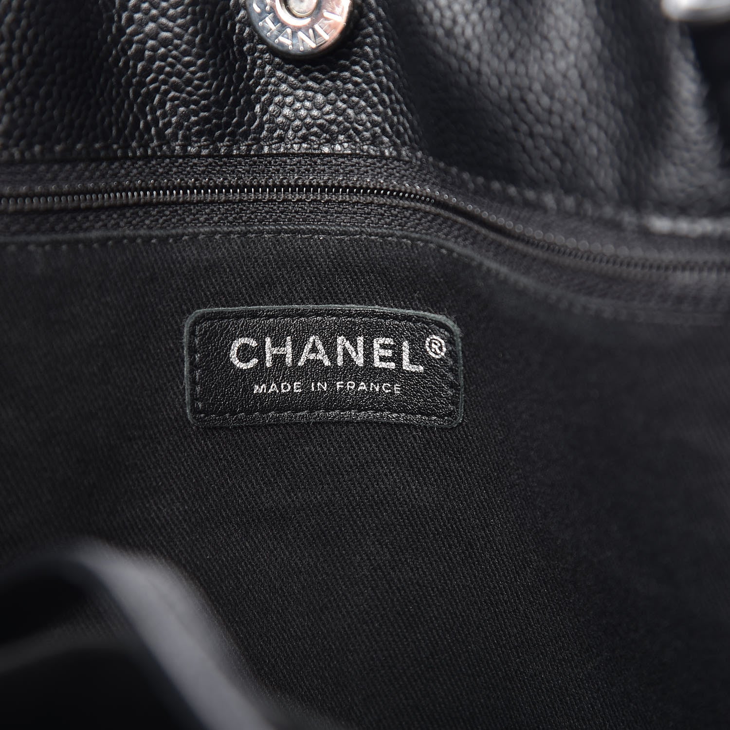 Chanel Caviar CC Timeless Shoulder Bag Black 6 of 9