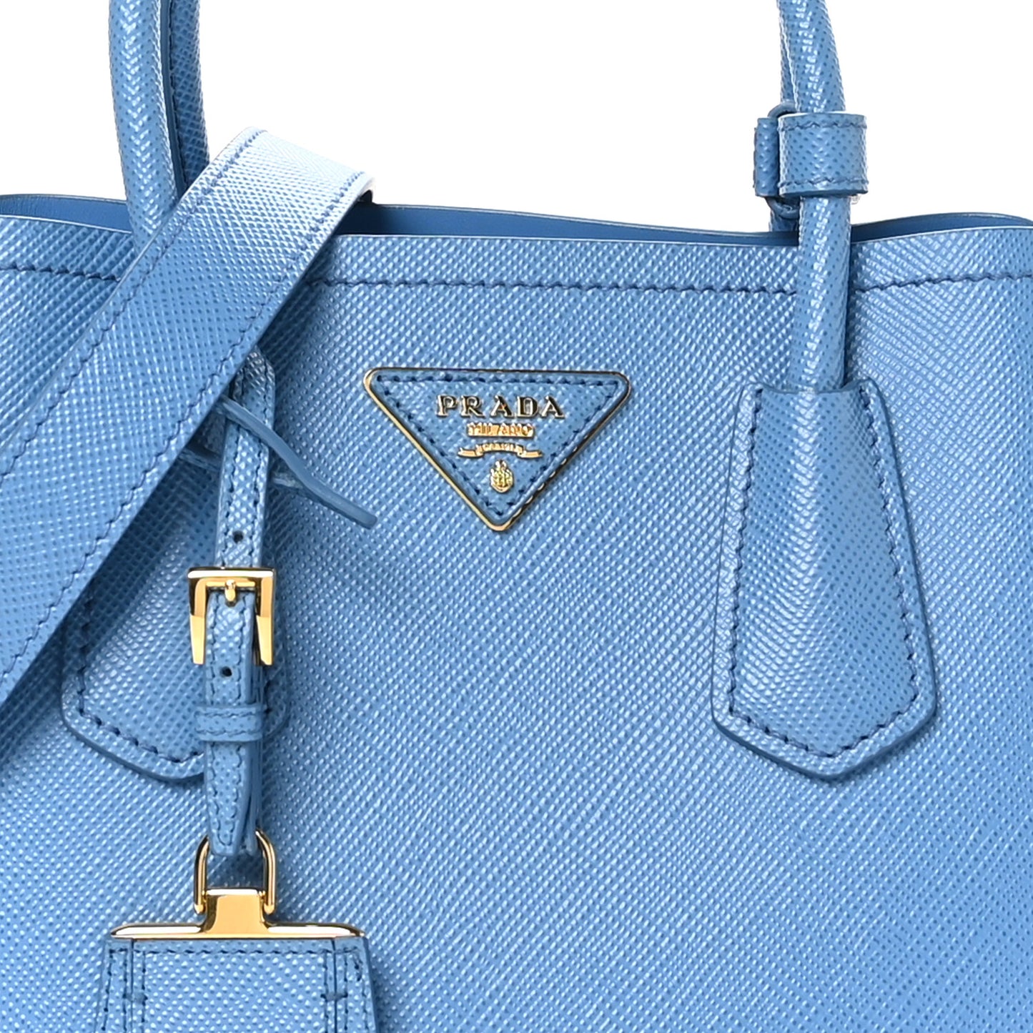 Saffiano Cuir Mini Double Bag Onda