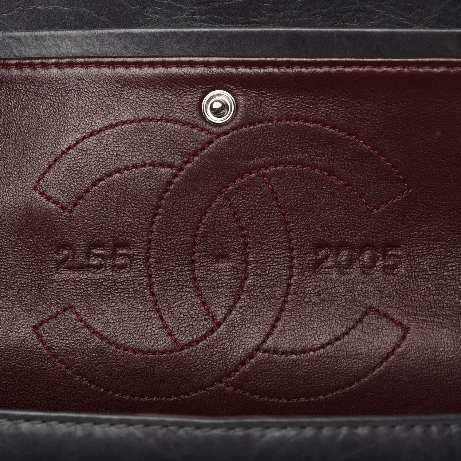 Chanel Aged Calfskin Quilted 50th Anniversary 2.55 Reissue 225 Flap Grey 6 of 9