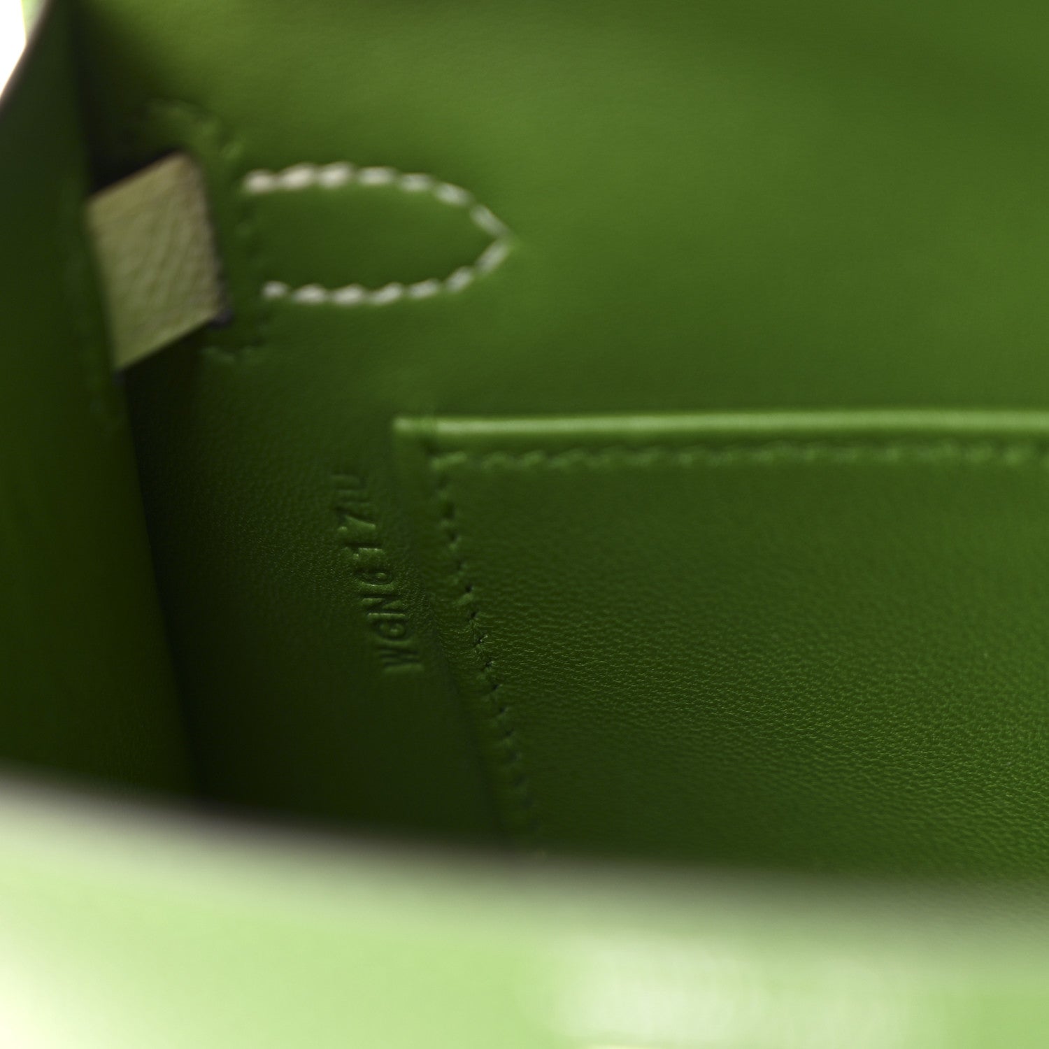 Hermes Epsom Tri-Color Mini Kelly Sellier 20 Vert Yucca Vert Fizz Etoupe 7 of 11