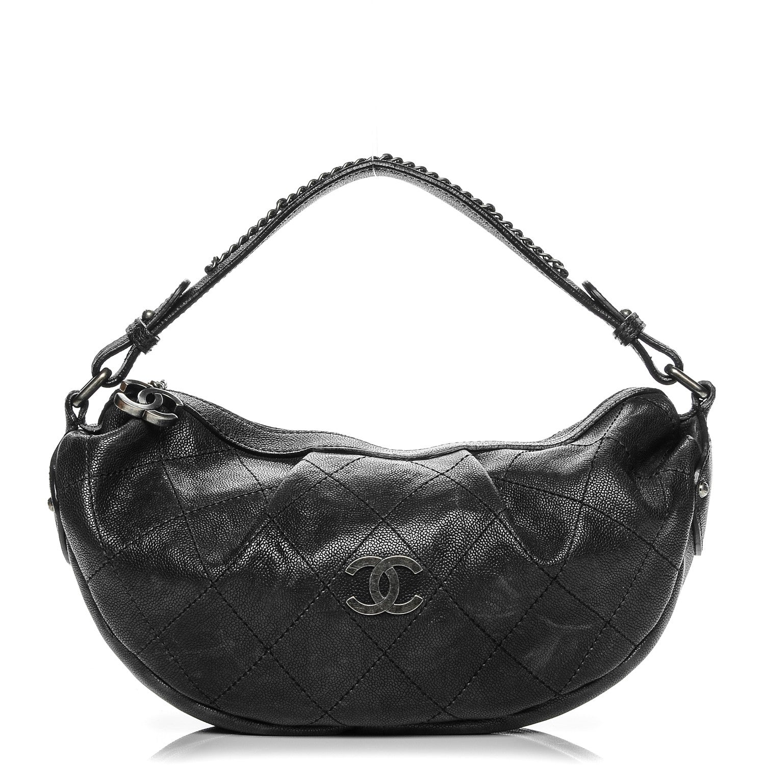 Chanel Caviar Small Outdoor Ligne Hobo Black 1 of 9