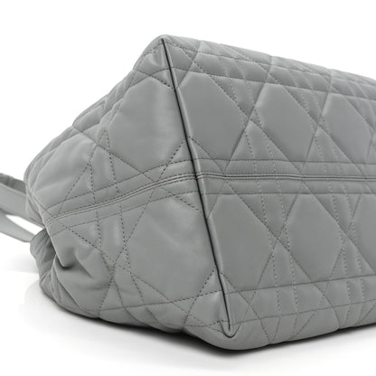 Christian Dior Calfskin Macrocannage Large Toujours Grey 11 of 12