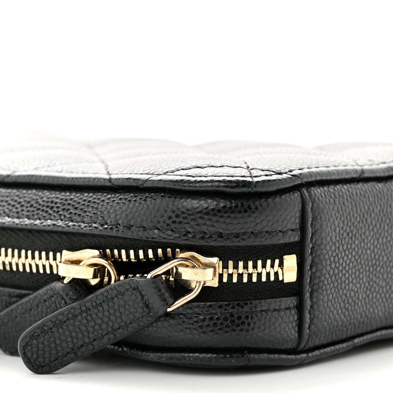 Chanel Caviar Quilted Phone Holder Wallet On Chain WOC Black 9 of 11