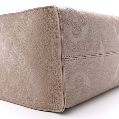 Louis Vuitton Empreinte Monogram Giant Onthego MM Tourterelle 8 of 18